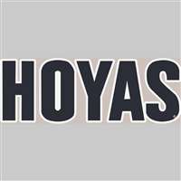 Georgetown Hoyas Die-Cut Transfer Decal