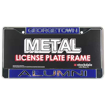 Georgetown Hoyas Metal Alumni Inlaid Acrylic License Plate Frame - Georgetown/Alumni