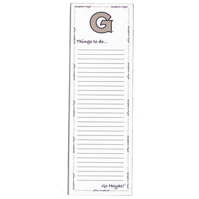 Georgetown Hoyas Magnetic To Do List Pad