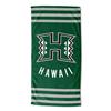 Hawaii Rainbow Warriors Stripes Beach Towel