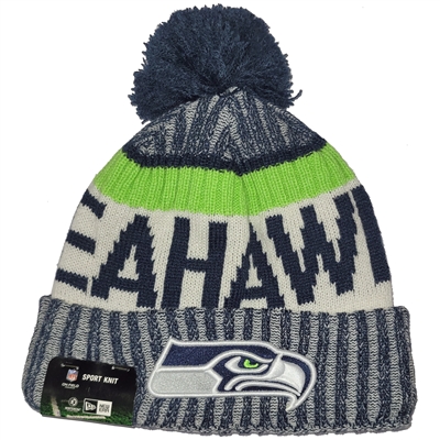 Seattle Seahawks New Era Sport Knit Beanie