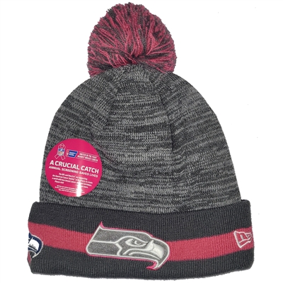 Seattle Seahawks New Era A Crucial Catch Pom Knit