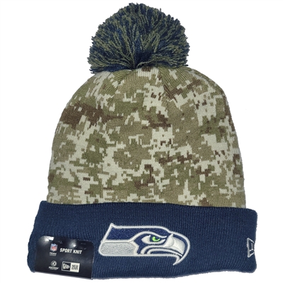 Seattle Seahawks New Era New Era Sport Knit Beanie