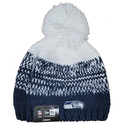 Seattle Seahawks New Era Womens Polar Dust Knit Po
