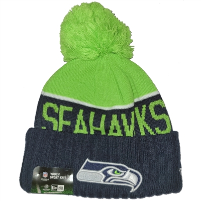 Seattle Seahawks New Era Youth Sport Knit Beanie