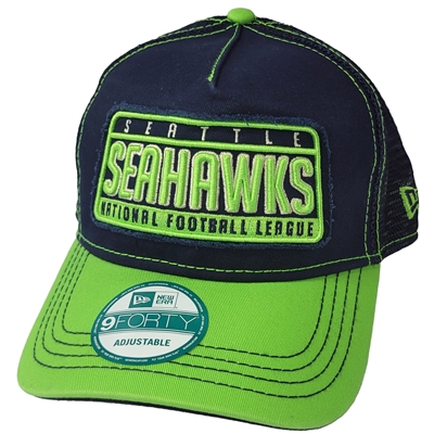 Seattle Seahawks New Era 9Forty Truck Trip Adjusta
