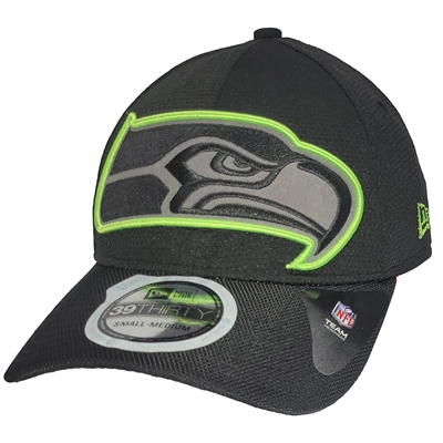 Seattle Seahawks New Era 39Thirty Build Up Hat - B