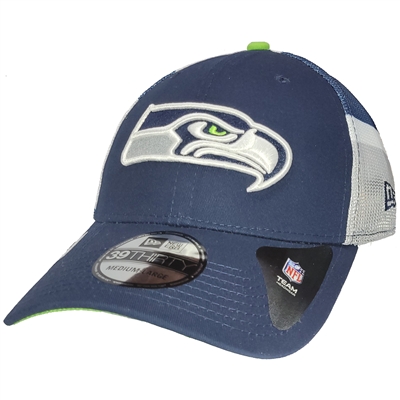 Seattle Seahawks New Era 39Thirty Wrapped Logo Hat