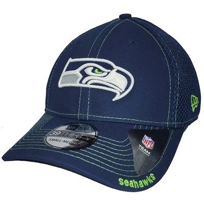Seattle Seahawks New Era 39Thirty Neo Hat - Navy w