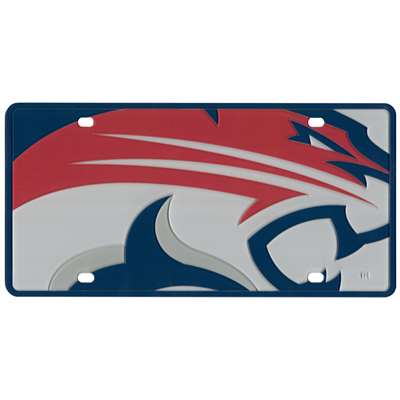 Houston Cougars Full Color Mega Inlay License Plate