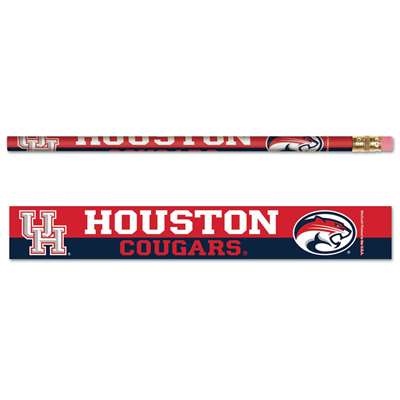 Houston Cougars Pencil - 6-pack