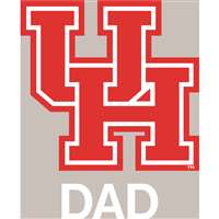 Houston Cougars Transfer Decal - Dad