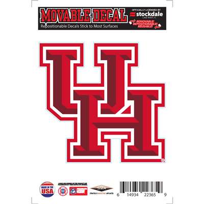 Houston Cougars Repositionable Vinyl Decal