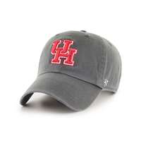 Houston Cougars 47 Brand Clean Up Adjustable Hat - Charcoal