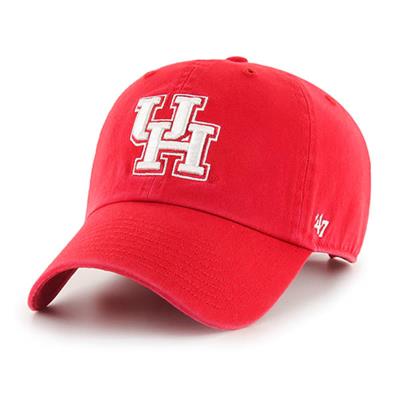 Houston Cougars 47 Brand Clean Up Adjustable Hat -