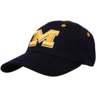 Michigan Wolverines Youth One-fit Hat - By Top Of The World - Navy