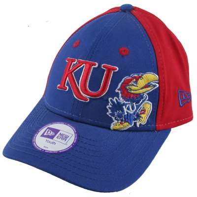 Kansas Jayhawks Youth Team Pop Up Hat By New Era