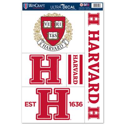 Harvard Crimson Ultra Decal Set - 11'' X 17''