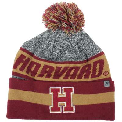 Harvard Crimson Top of the World Cumulus Pom Knit Beanie