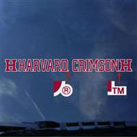 Harvard Crimson Automotive Transfer Decal Strip
