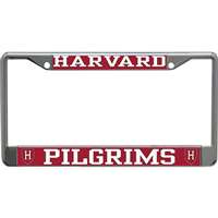 Harvard Crimson Metal License Plate Frame w/Domed Acrylic