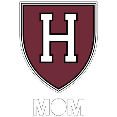 Harvard Crimson Transfer Decal - Mom