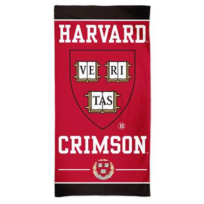 Harvard Crimson Spectra Beach Towel