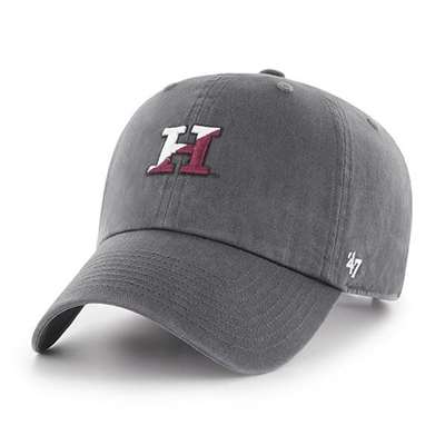 Harvard Crimson '47 Brand Clean Up Adjustable Hat - Charcoal