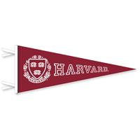 Harvard Crimson Wool Felt Pennant - 9" x 24"
