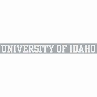 Idaho Vandals Decal Strip - University of Idaho - White