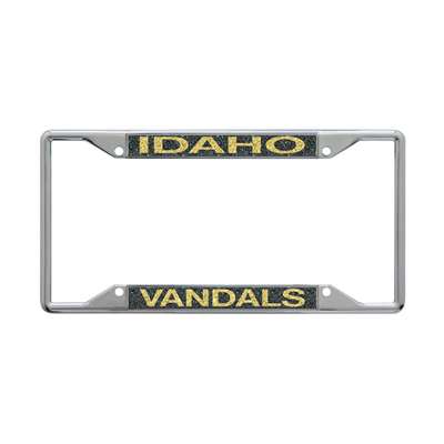 Idaho Vandals Metal License Plate Frame - Glitter