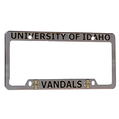 Idaho Vandals Chrome Plastic License Plate Frame