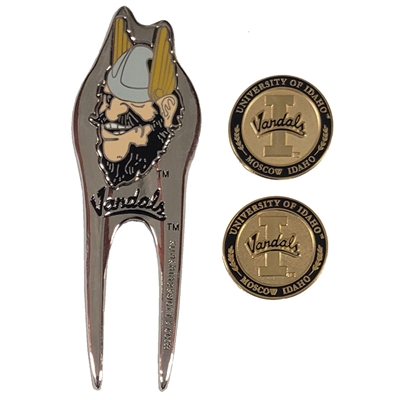 Idaho Vandals Divot Repair Tool & Ball Marker Set
