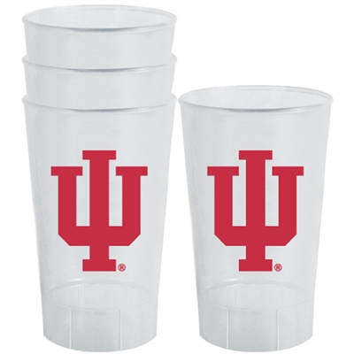 Indiana Hoosiers Plastic Tailgate Cups - Set of 4