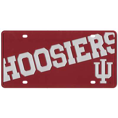 Indiana Hoosiers Full Color Mega Inlay License Plate