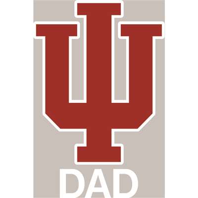 Indiana Hoosiers Transfer Decal - Dad