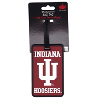 Indiana Hoosiers Soft Luggage/Bag Tag