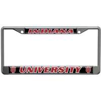 Indiana Hoosiers Metal License Plate Frame w/Domed Acrylic