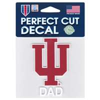 Indiana Hoosiers Perfect Cut Decal - Dad