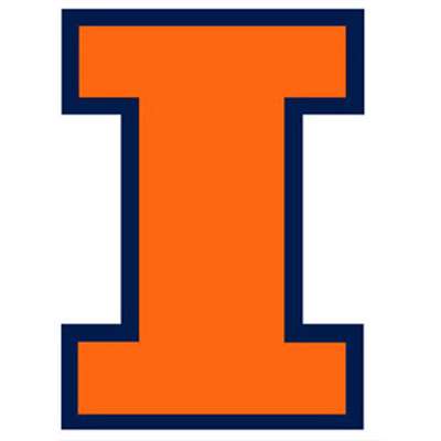 Illinois Fighting Illini Die-Cut Transfer Decal - I Logo
