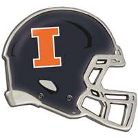 Illinois Fighting Illini Auto Emblem - Helmet