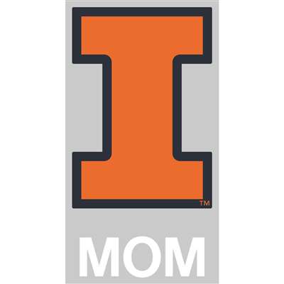 Illinois Fighting Illini Transfer Decal - Mom