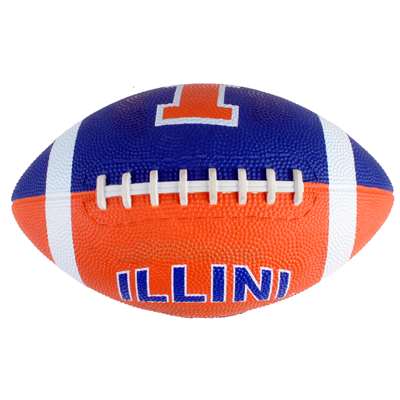 Illinois Fighting Illini Mini Rubber Football- Alt