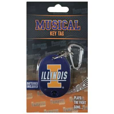 Illinois Fighting Illini Fightsong Musical Keychain
