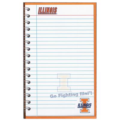 Illinois Fighting Illini 5" x 8" Memo Note Pad - 2