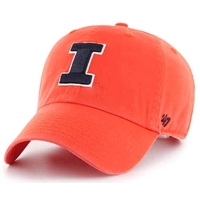 Illinois Fighting Illini 47 Brand Clean Up Adjustable Hat - Orange