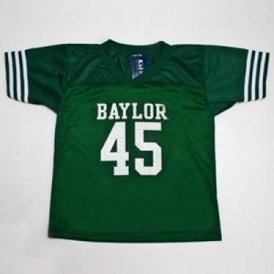 Baylor #45 Youth Football Jersey - Forest