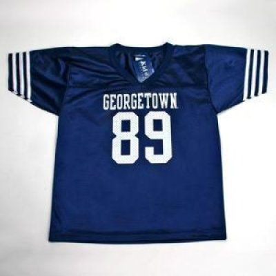 Georgetown #89 Youth Football Jersey - Navy