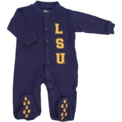 Lsu Tigers Infant Footsie Pajamas