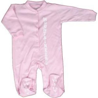 West Virginia Mountaineers Infant Footsie Pajamas - Pink